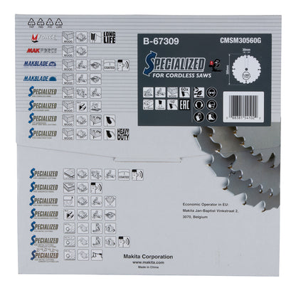B-67309 Kreissägeblatt 305x30x60Z Efficut