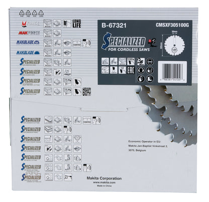 B-67321 Sägeblatt 305x2,15x30, 100Z EFFICUT