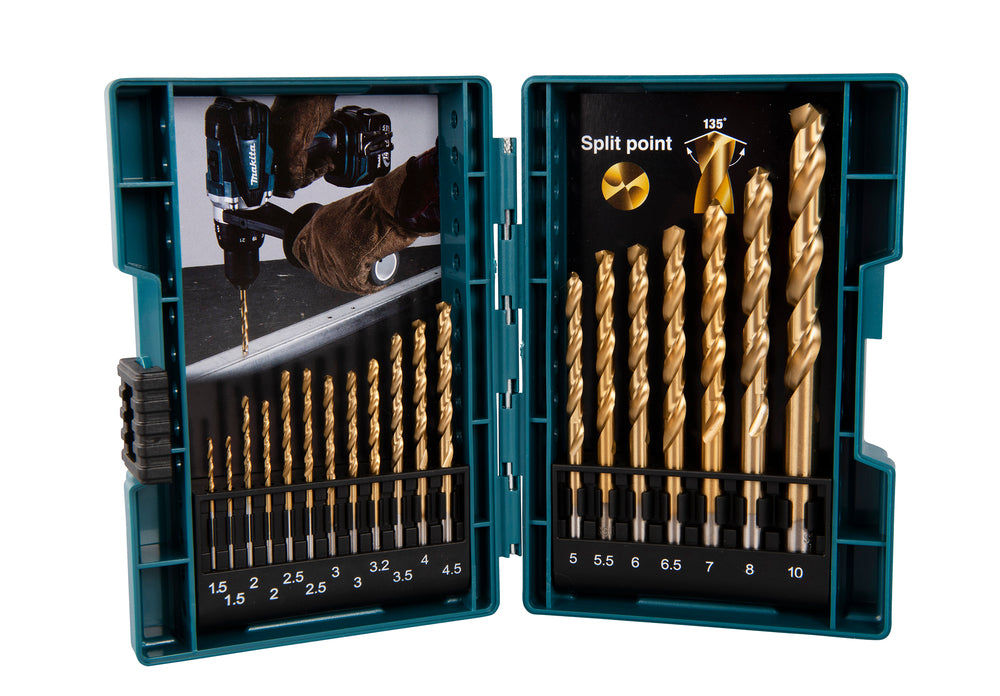 B-67795 Bohrer-Set 19-tlg. HSS-TiN 