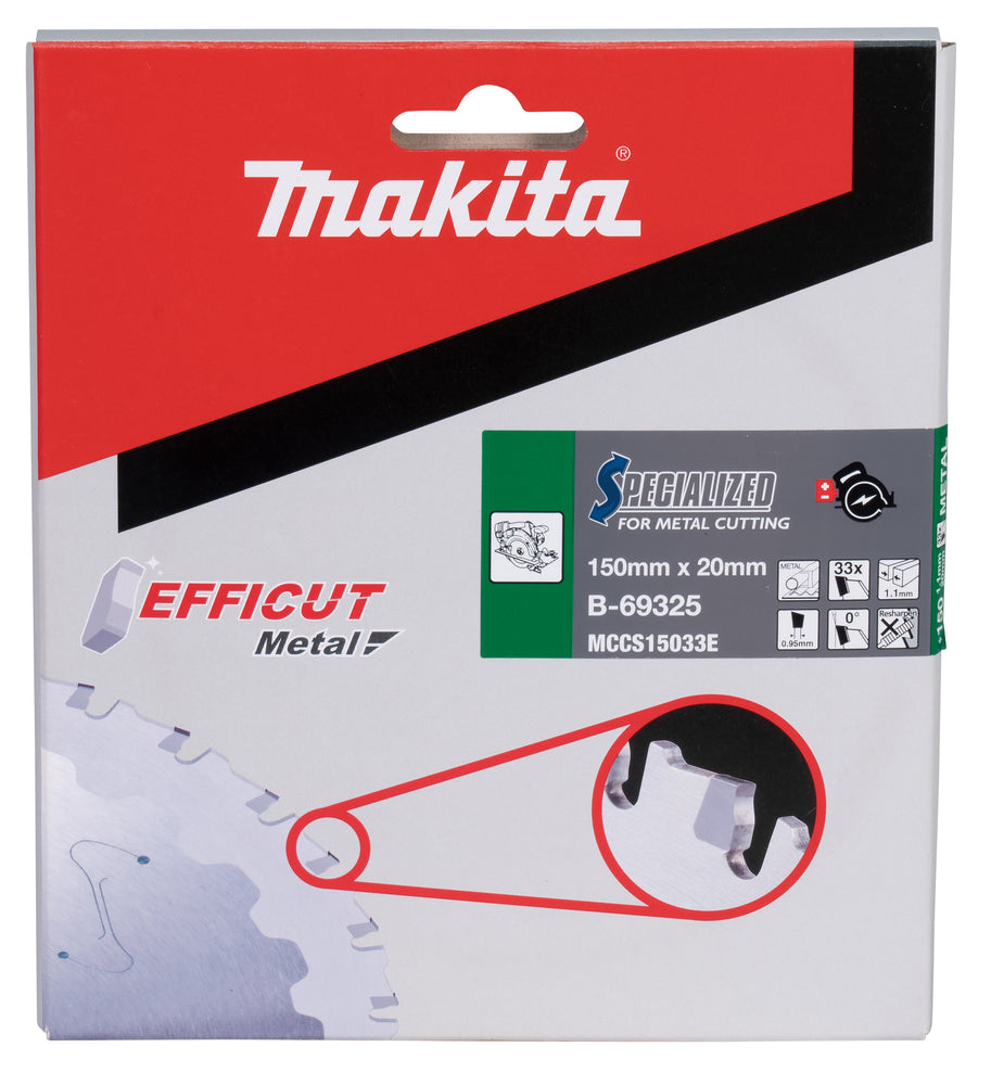 B-69325 Kreissägeblatt 150x20x33Z EFFICUT Metal