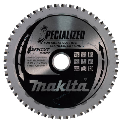 B-69331 Kreissägeblatt 150x20x48Z EFFICUT Metal