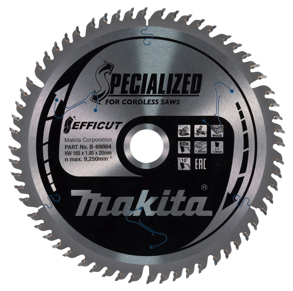 B-69864 Kreissägeblatt 165x20x60Z EFFICUT