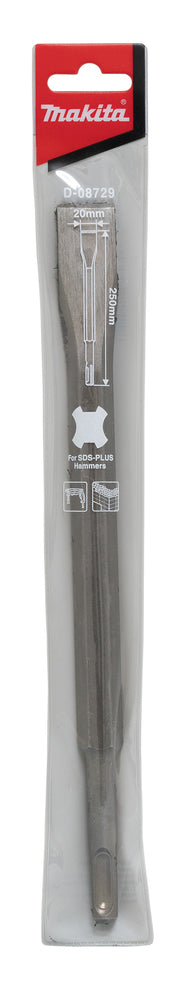 D-08729 SDS-PLUS Flachmeißel 250x20mm