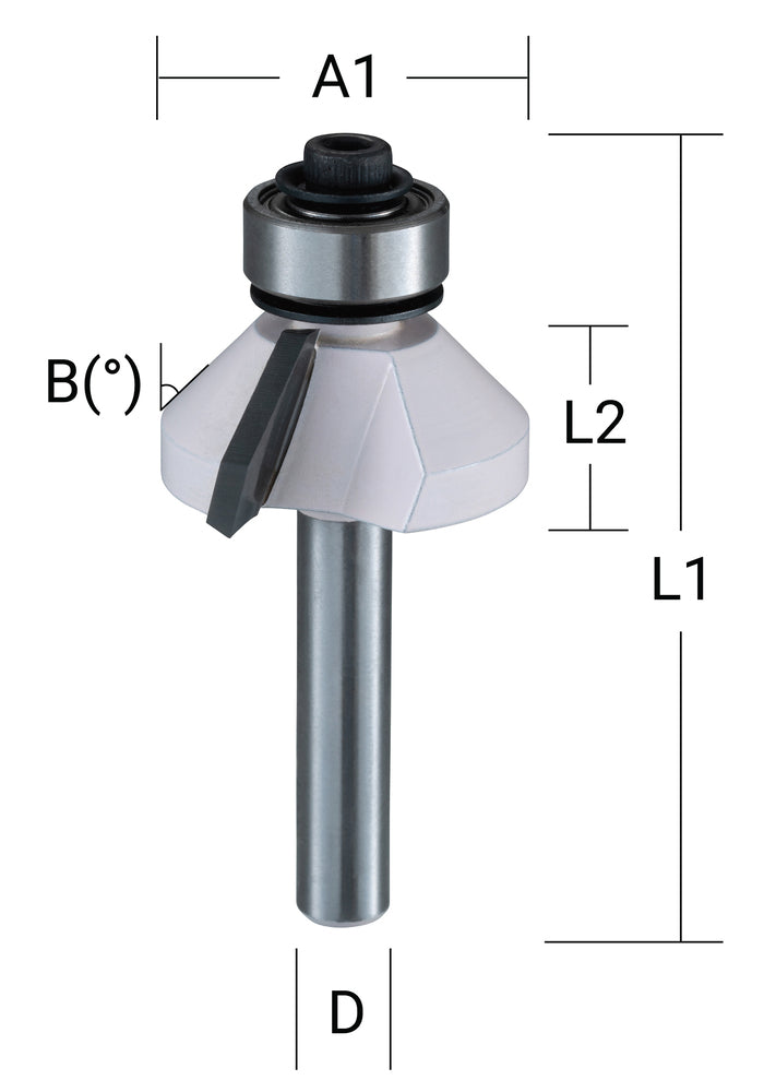 D-09488 Fräser Winkelkanten 6mm