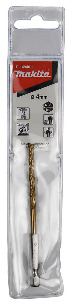 D-14940 HSS TiN Metallbohrer