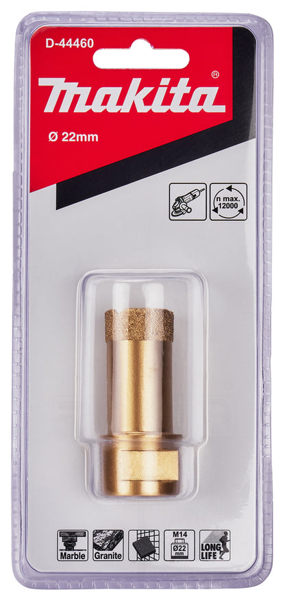 D-44460 Diamant-Hohlbohrkrone 22 mm