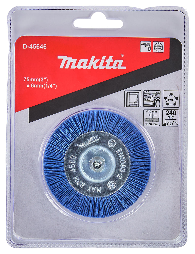 Rundbürste 75mm Nylon fein