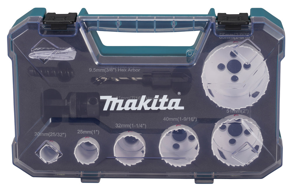 D-47139 Lochsägen-Set Elektriker 9-teilig HSS-BiM