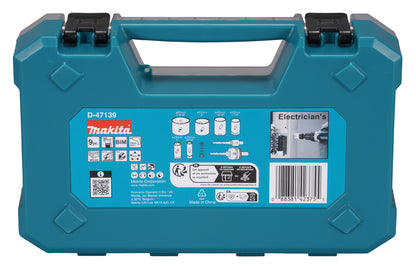D-47139 Lochsägen-Set Elektriker 9-teilig HSS-BiM