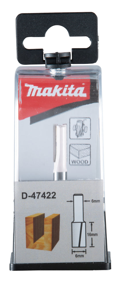 D-47422 Nutfräser zweischneidig 6 mm