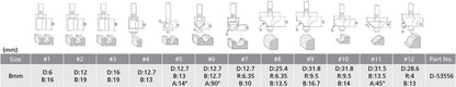 D-53556 Fräser-Set 8mm 12Stk.