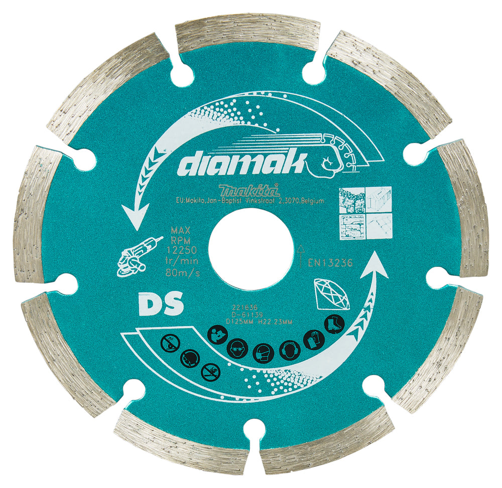 D-61139 Diamanttrennscheibe DIAMAK 125mm