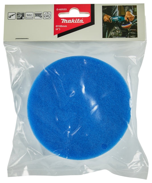 D-62533 Polierpad blau Ø 100 mm