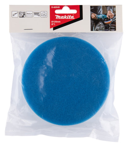 D-62549 Polierpad blau Ø 125 mm