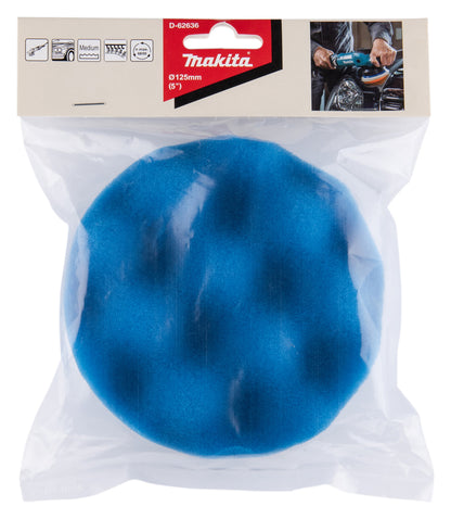 Polierpad blau Ø 125 mm    D-62636