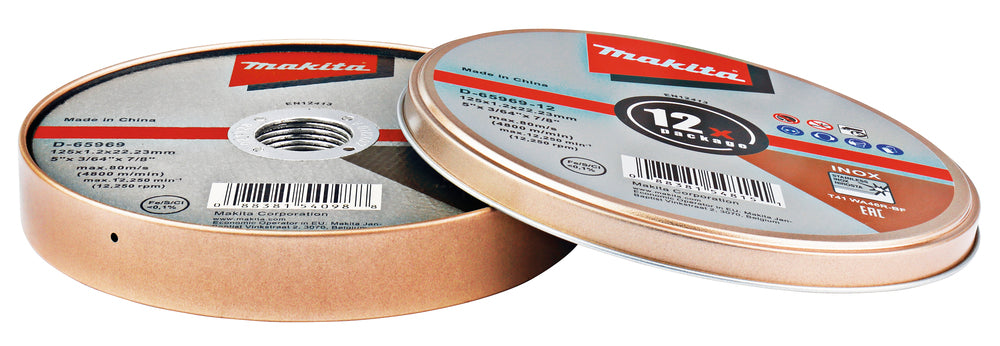 D-65969-12 Trennscheibe INOX 125x1,0mm