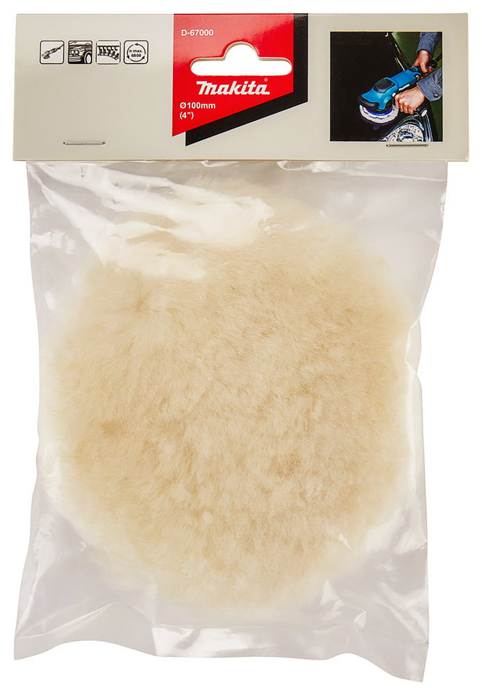 D-67000 Woll-Polierpad Ø 100 mm