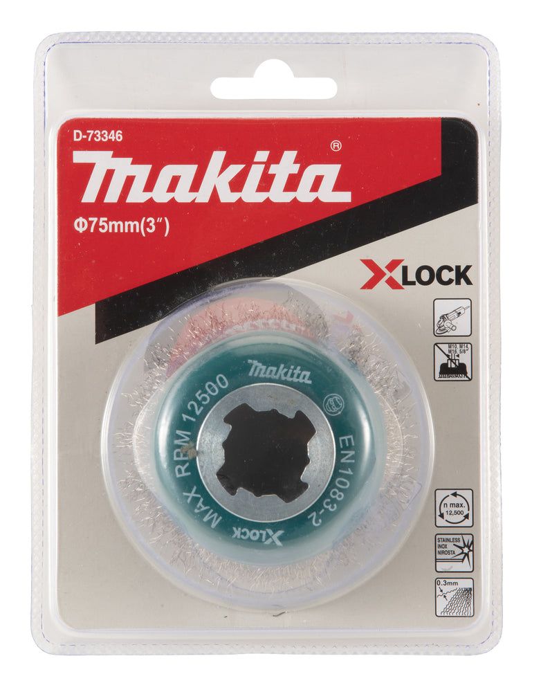 D-73346 Topfbürste 75mm X-LOCK