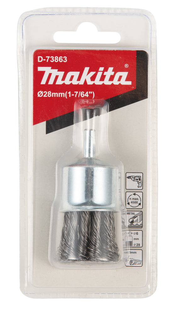 D-73863 Pinselbürste 28mm verzinkt