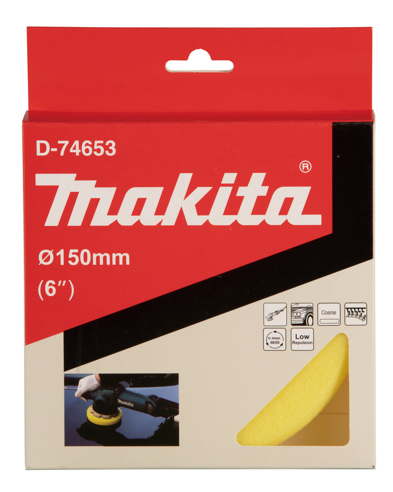 D-74653 Polierpad gelb Ø 150 mm