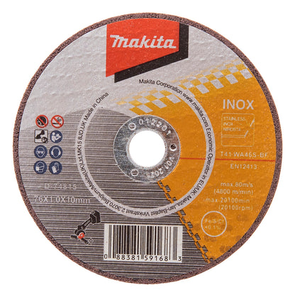Trennscheibe 76x1,0x10 mm   D-74815-5