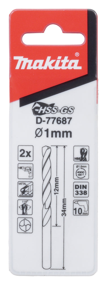 Bohrer 1mm HSS-GS