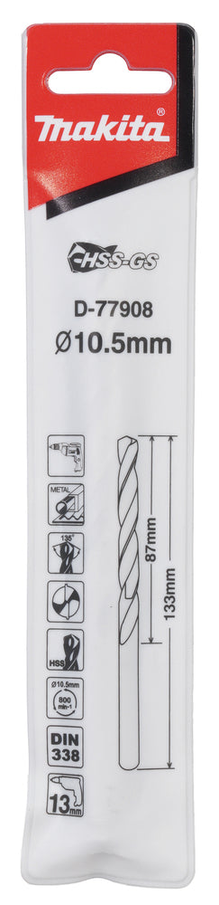 Bohrer 10,5mm HSS-GS