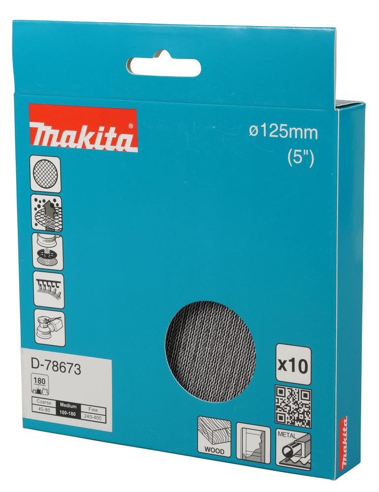 Netzschleifmittel A180 125mm Klett