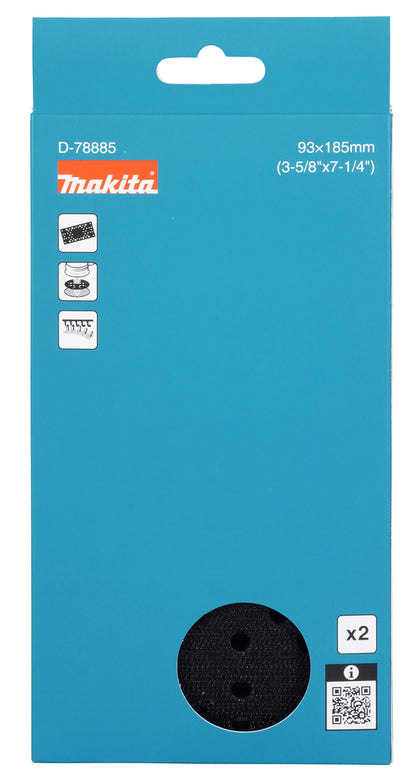 Schleiftellerschutz 93x185mm Klett
