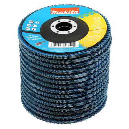 Fächerschleifscheiben 125mm Z80 15Stk.
