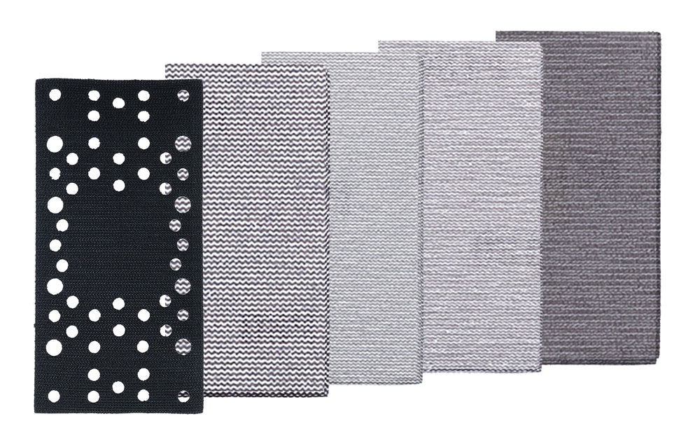 Netzschleifmittel-Set 93x185mm 21-tlg.