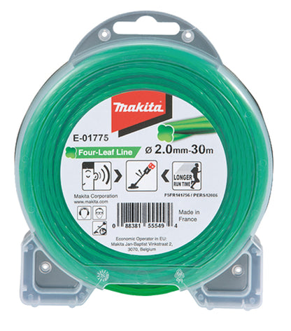 E-01775 Mähfaden Four-Leaf 2,0mm x 30m