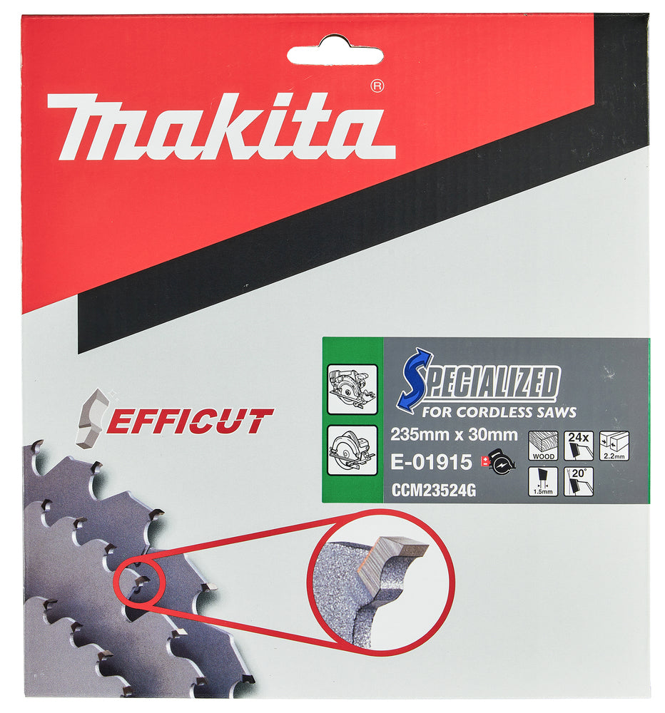 E-01915 Sägeblatt 235x2,2x30, 24Z EFFICUT