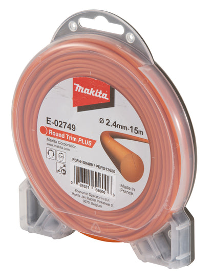 E-02749 Mähfaden rund 2,4mm x 15m