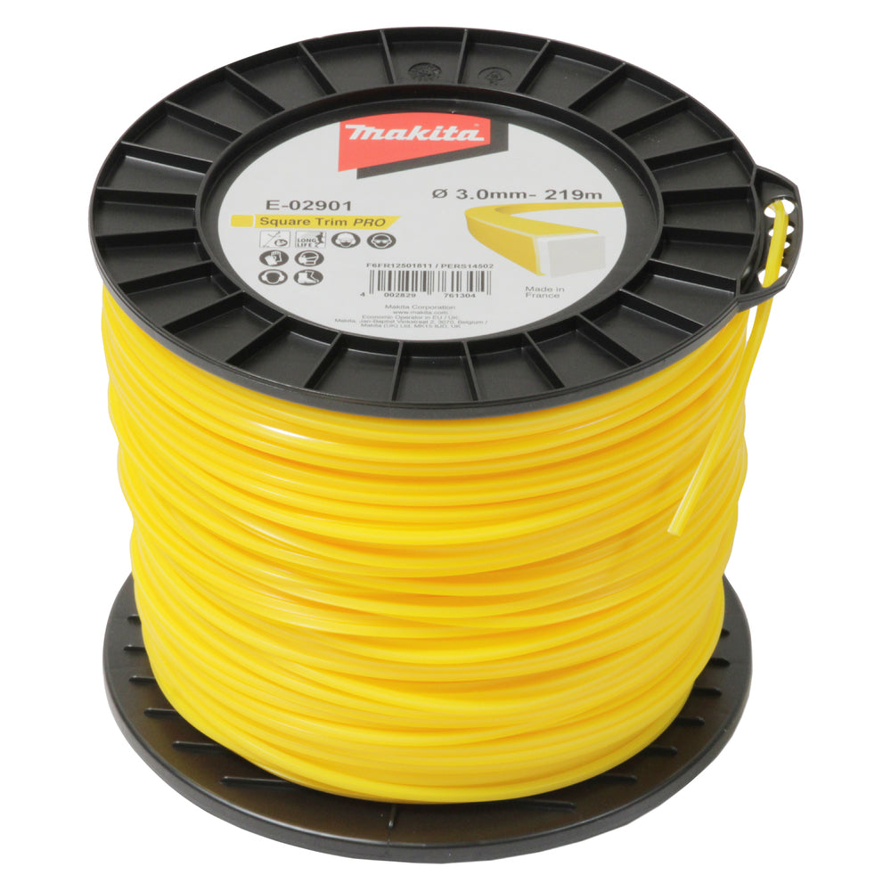 E-02901 Mähfaden Vierkant 3,0mm x 219m