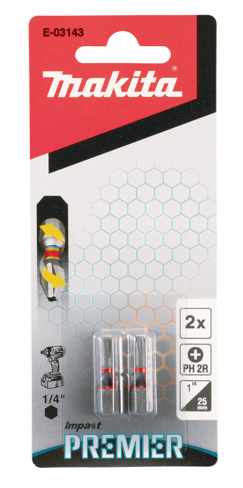 E-03143 Torsion Bit PH2 schmal Impact Premier