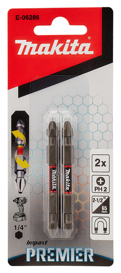 E-06286 Torsion Doppel-Bit PH2 Impact Premier