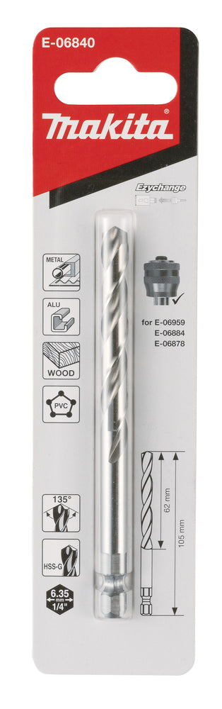 E-06840 EZYCHANGE TCT HSS-G Zentrierbohrer