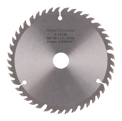 E-12136 Sägeblatt 136x1,4x20, 45Z EFFICUT