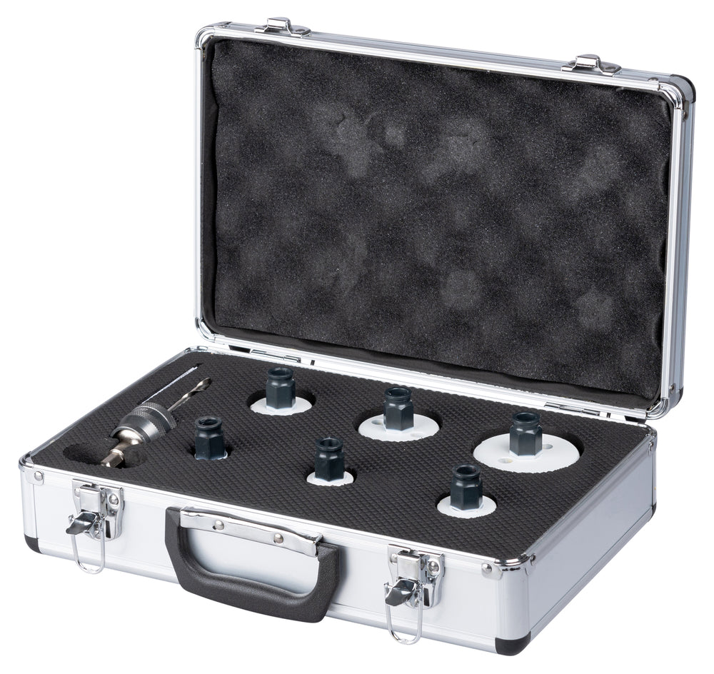 E-12326 EZYCHANGE Lochsägen-Set Elektriker 7-teilig HSS-BiM