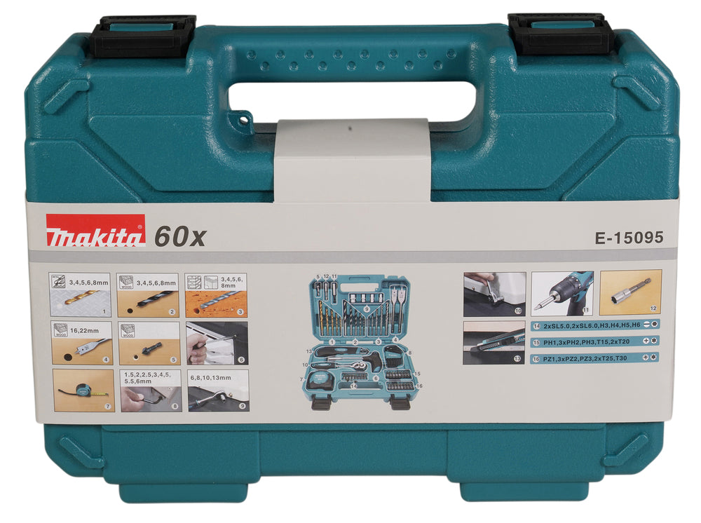 E-15095 Bohrer-Bit-Set 60-tlg.
