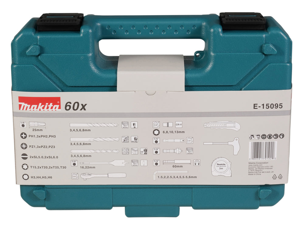 E-15095 Bohrer-Bit-Set 60-tlg.