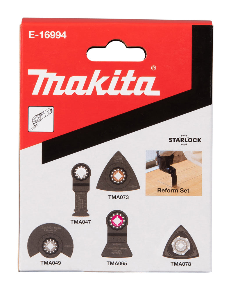 E-16994 Multifunktionswerkzeug-Set 5-tlg. Renovierung Starlock