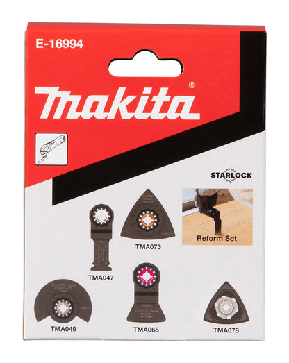 E-16994 Multifunktionswerkzeug-Set 5-tlg. Renovierung Starlock