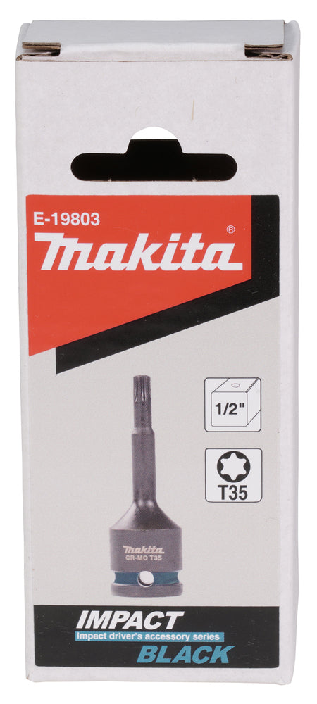E-19803 Impact Black T-Schlagnuss 1/2" T35