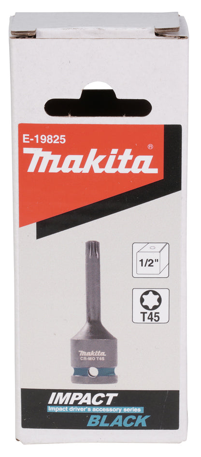 E-19825 Impact Black T-Schlagnuss 1/2" T45