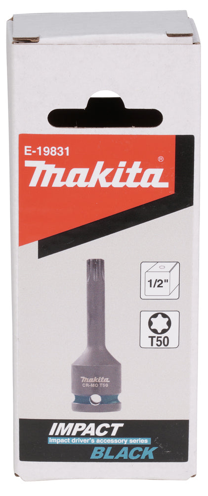 E-19831 Impact Black T-Schlagnuss 1/2" T50
