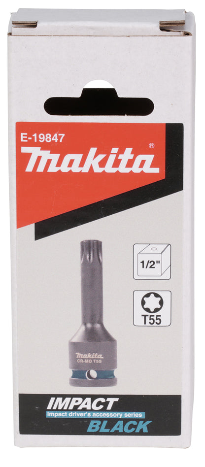 E-19847 Impact Black T-Schlagnuss 1/2" T55