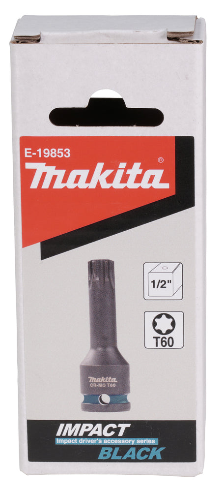 E-19853 Impact Black T-Schlagnuss 1/2" T60