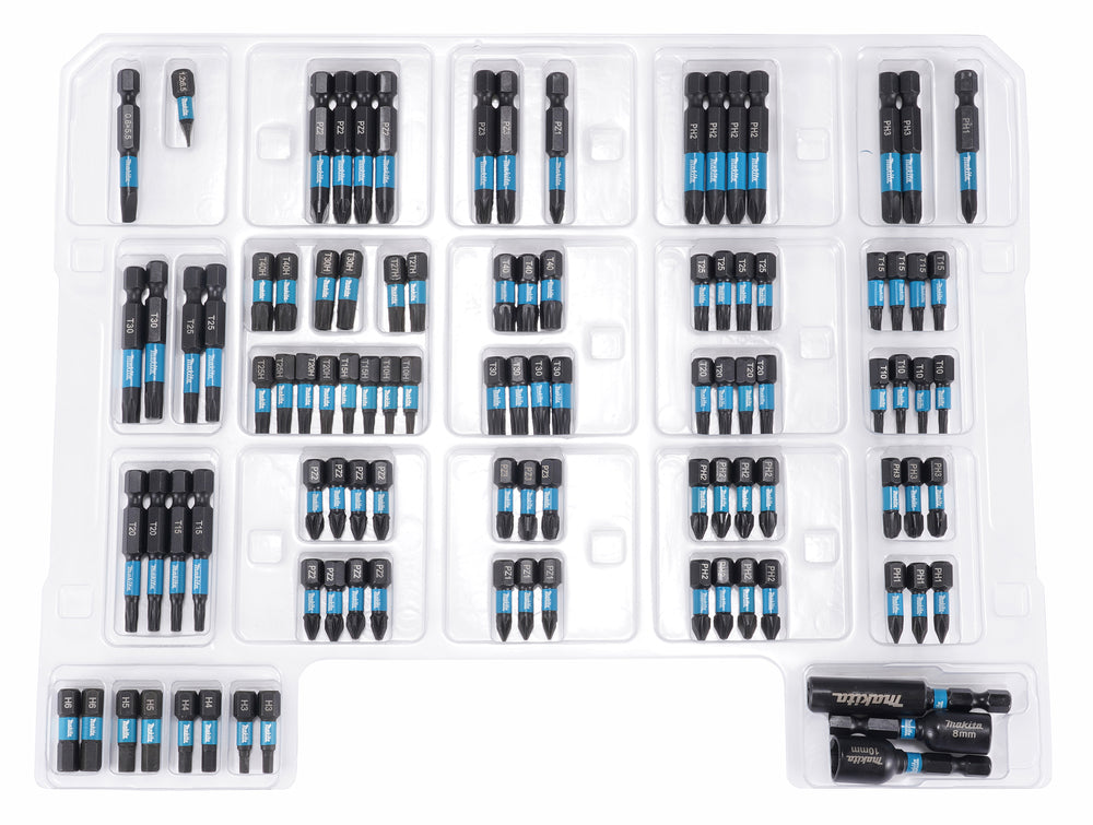 Bit-Set 100-tlg. + Organizer Impact Black